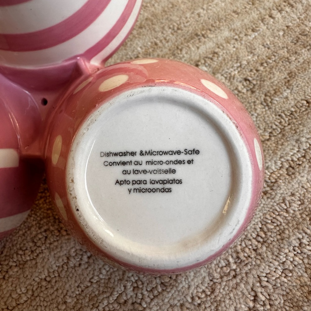 Pampered Chef Pink Bowl Trio Condiment 3 Bowl Server Help Whip Cancer #2069 - Picture 9 of 11